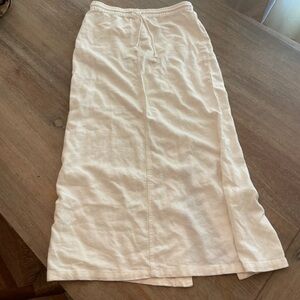 John Galt Linen Maxi Skirt